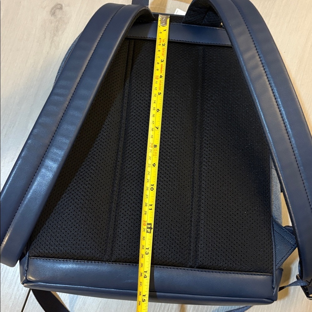 NWT Michael Kors denim backpack, 15"x12" - Picture 8 of 9